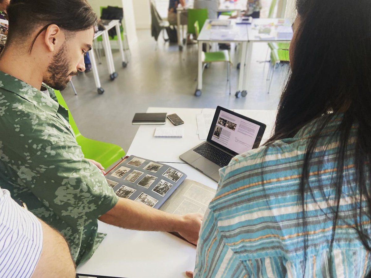 thenandthere_'s tweet photo. From prototype to pitch, from object to sequence. Day 2 of the Archival Memories Photo Essay workshops and training school. Fantastic work with some talented image-maker-scholars. 

With @tractsnetwork @wwl_magazine @VisAnthReview @ReCNTR @GoldAnth https://t.co/r4lXZ9JvsE