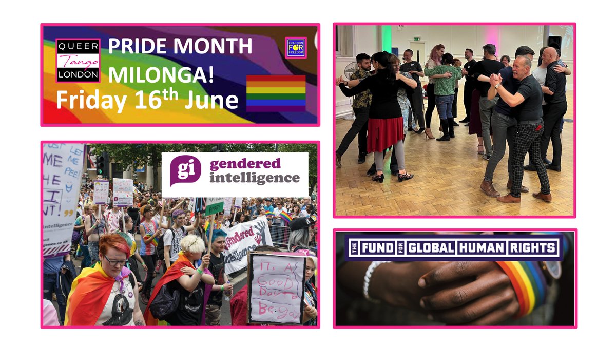 QueerTangoLdn's tweet photo. Supporting GENDERED INTELLIGENCE 
 https://t.co/ChMLPxKEig 
appreciate gender diversity

and THE FUND FOR GLOBAL HUMAN RIGHTS 
https://t.co/ceJEjXkUHS 
help LBGTQ+ activists in Uganda

BOOK: https://t.co/GLfdolOhMM

#queertango #queer #tango #samesexdancing @BishopsgateInst https://t.co/3Akzbq66AX