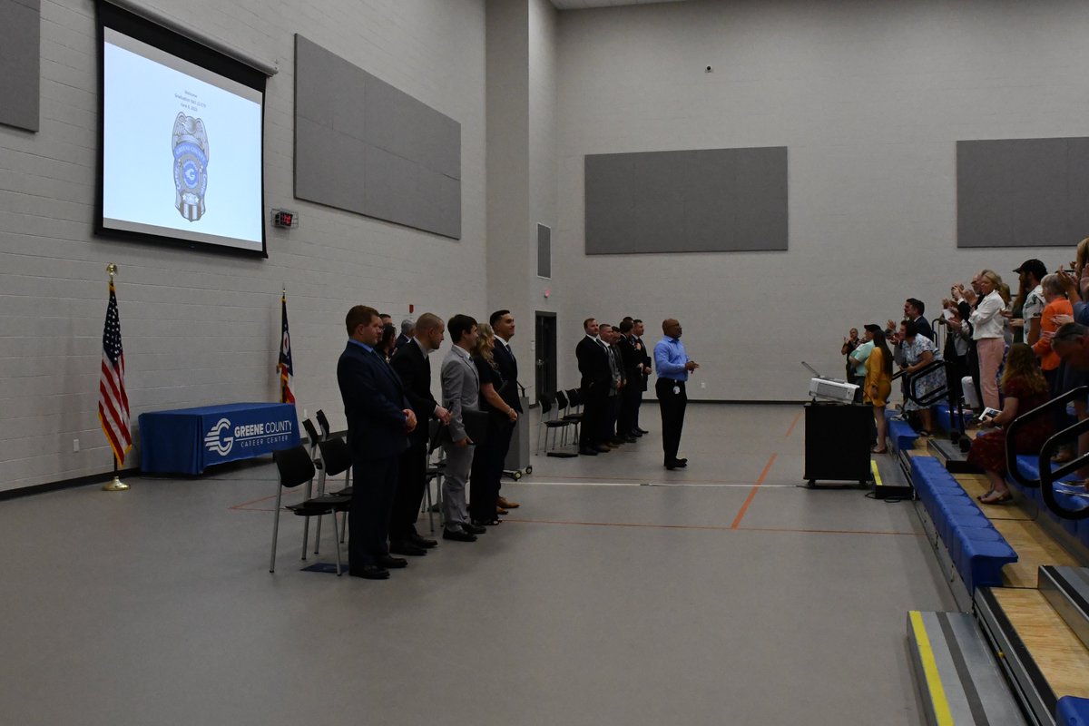 Greene County Career Center’s Adult Peace Officer Basic Training program held a graduation ceremony for the latest class of cadets. Completion of this program allows graduates to test to become certified law enforcement officers in the State of Ohio. Congratulations!