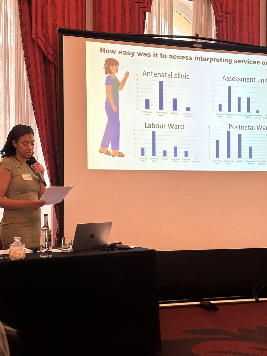 Agnes Agyepong (@agnes_agyepong) on Twitter photo Such an important question… How easy was it to access interpreting services within maternity in the below department? ⬇️
Great insights Becky <a href="/rebeccagil83/">rebecca gilbert</a>
#MMELdn23 #MaternalHealthInequalities Such an important question… How easy was it to access interpreting services within maternity in the below department? ⬇️
Great insights Becky <a href="/rebeccagil83/">rebecca gilbert</a>
#MMELdn23 #MaternalHealthInequalities