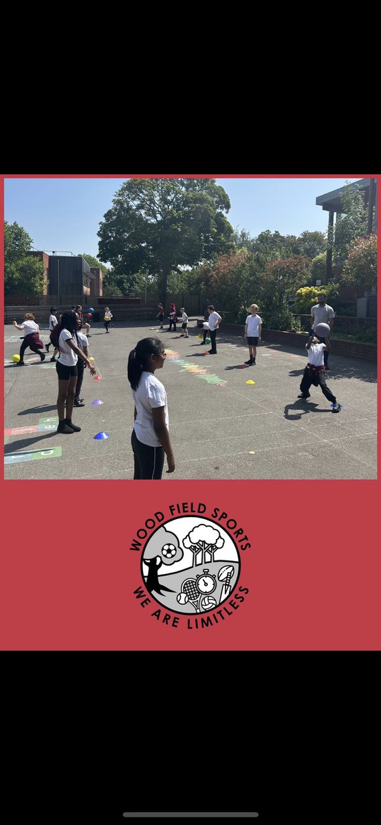 WoodFieldGLT's tweet photo. Year 4 had a great time practising their volleyball skills in the sun today ☀️ https://t.co/urS23PB1uL