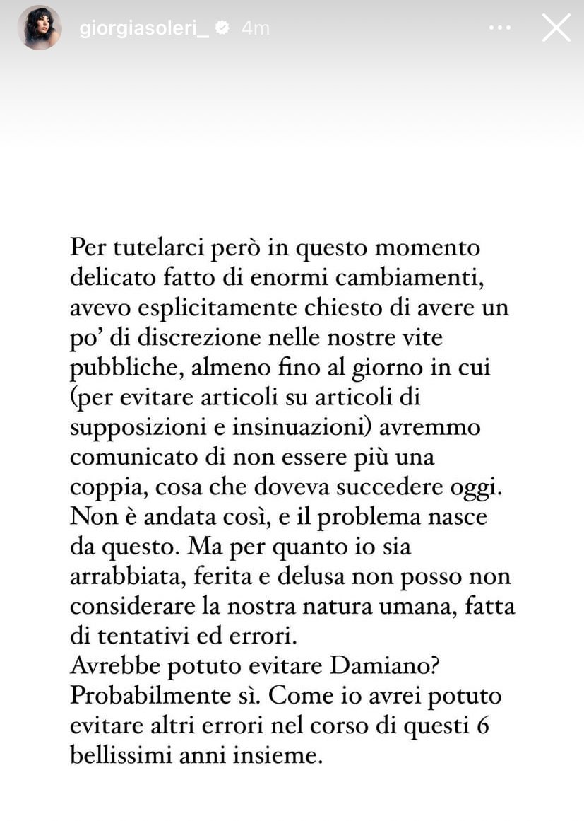 deadpoetstan's tweet photo. RAGA LA RISPOSTA DI GIORGIA SOLERI A DAMIANO

CI SIAMO https://t.co/vbsD0Rs3dZ