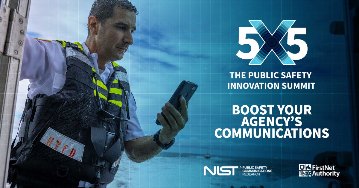 NIST Public Safety Research (@nistpublicsafet) on Twitter photo Check out our Exciting Sessions update, “Top 5 at 5x5" for public safety! Get a sneak peek at five sessions first responder professionals won’t want to skip.
Read the second update in a three-part series from NIST and the <a href="/FirstNetGov/">FirstNet Authority</a>: nist.gov/news-events/ne… Check out our Exciting Sessions update, “Top 5 at 5x5" for public safety! Get a sneak peek at five sessions first responder professionals won’t want to skip.
Read the second update in a three-part series from NIST and the <a href="/FirstNetGov/">FirstNet Authority</a>: nist.gov/news-events/ne…