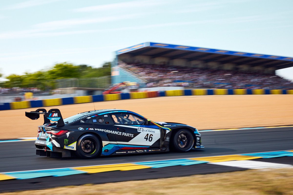 #VALEVICTORY at Le Mans!

@ValeYellow46 and Jerome Policand won the second #RoadToLeMans race for @followWRT 🏆

Thursday's winners, Max Hesse and Timothy Whale, finished second - making it a 1-2 for the #BMWM4GT3!

#24hLeMans @LeMansCup