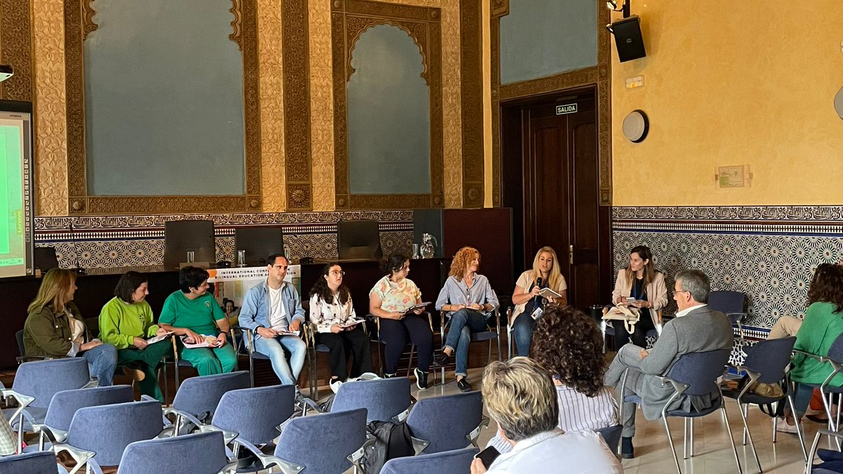 Ibmodelproject's tweet photo. Comenzamos la segunda jornada de nuestro congreso final "Internacional conference on bilingual education and inclusion" 👏👏 https://t.co/OPA2qQmqC2