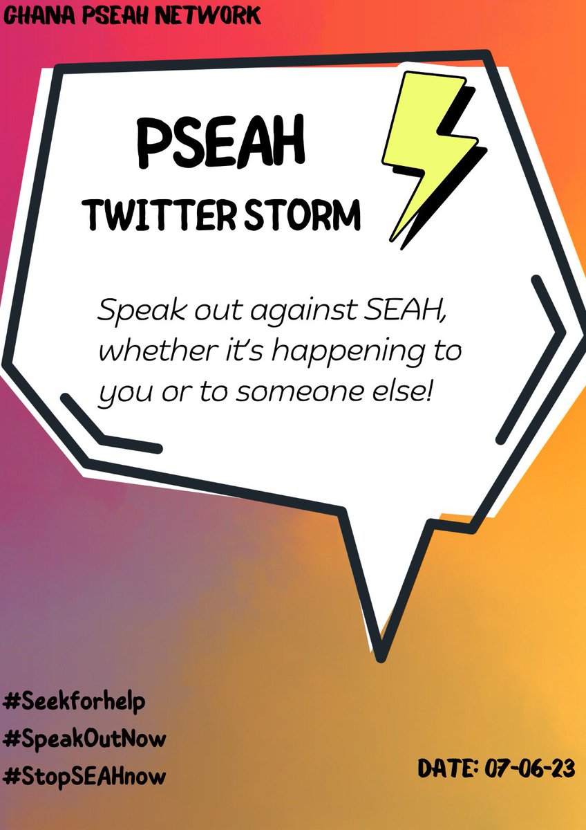 PrinceAikins18's tweet photo. Exchange of assistance that is due to beneficiaries with sexual favours is prohibited

#GhanaPSEAHNetwork #Seekforhelp
#Thereisnosexforaid #SpeakOutNow
#Healthcaremustbesafecare 

@CHRAJGHANA 
@SenooCecilia
@SucillaHector
@KayBenWilliams
@km_yeboah
@SamuelHackmanES
@PeterASands https://t.co/gCPadjlqmy