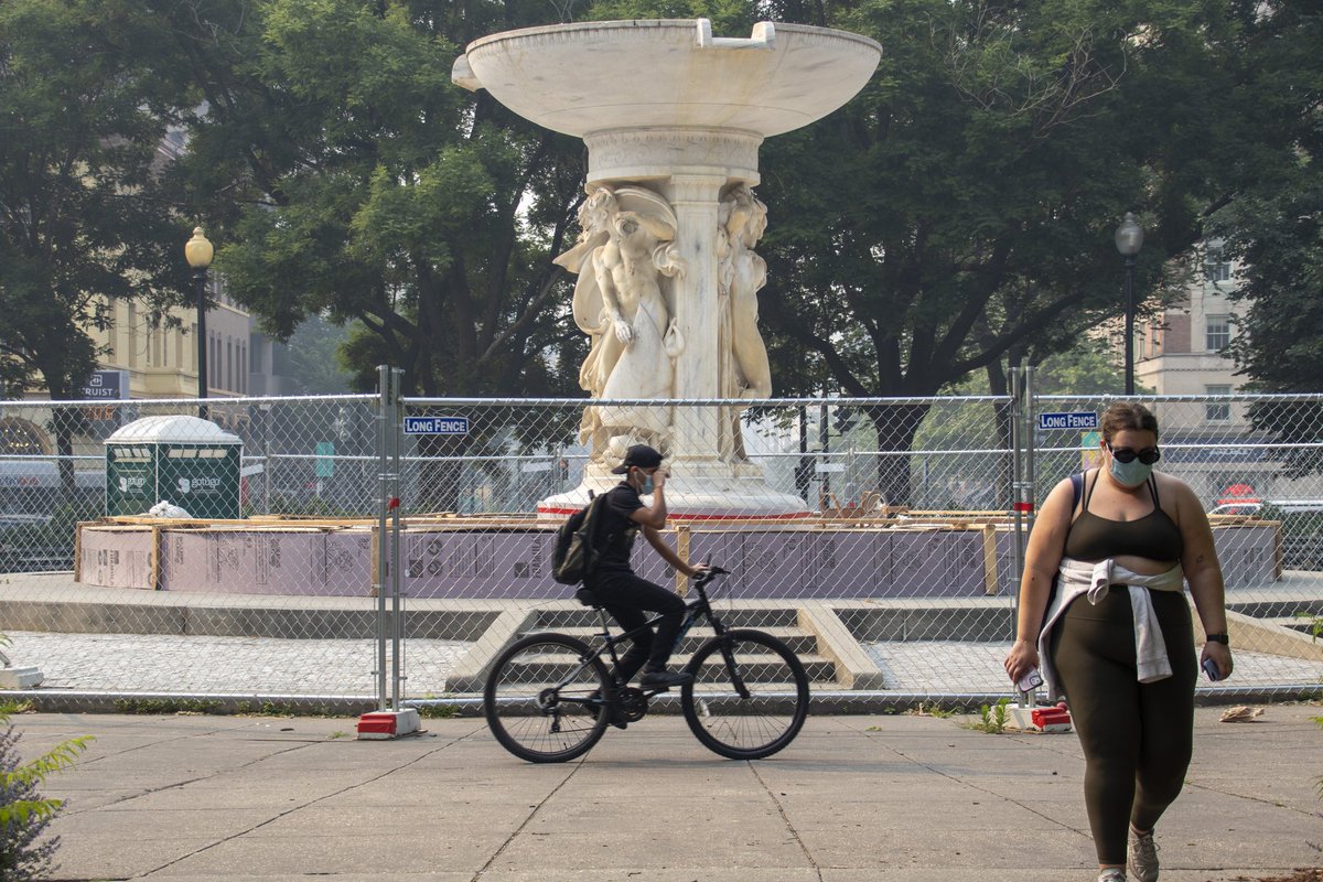 DianeKrauthamer's tweet photo. #CodePurple morning in DC around #DupontCircle &amp; up to the #TaftBridge on Thursday, June 8th 💨 https://t.co/MUkbUQ8U5R