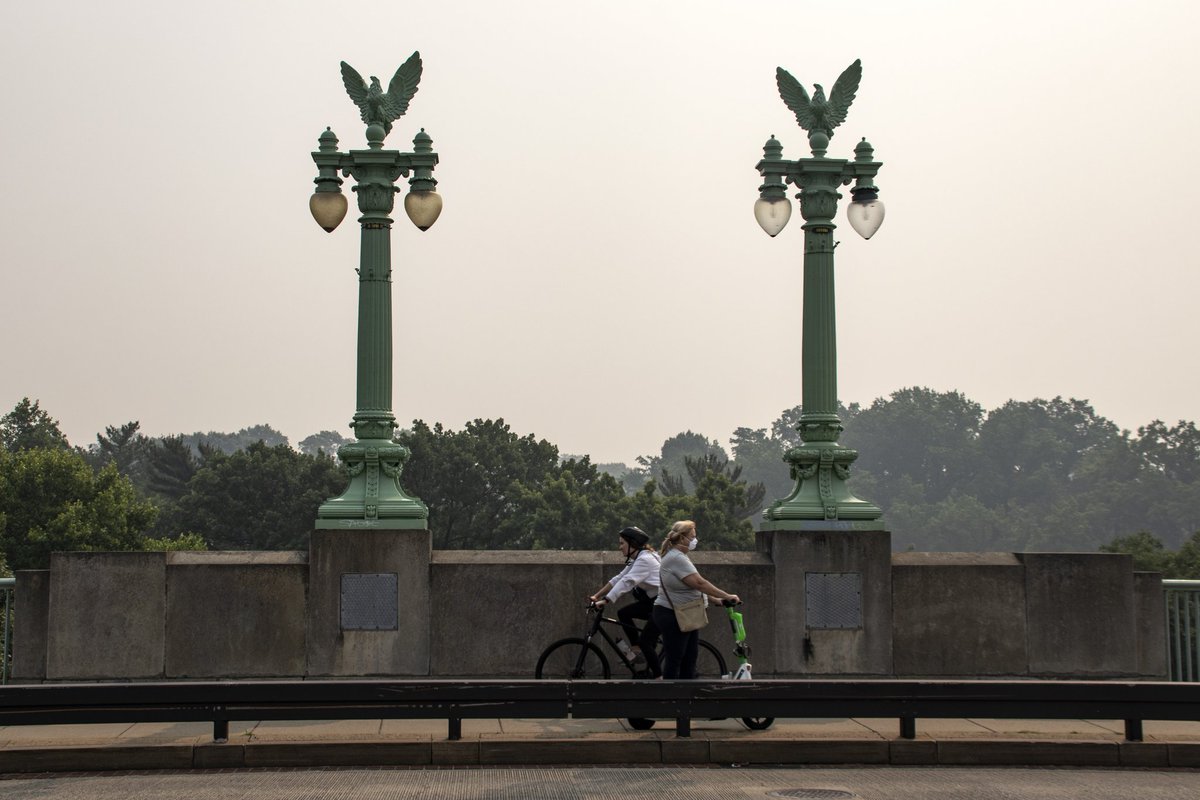 DianeKrauthamer's tweet photo. #CodePurple morning in DC around #DupontCircle &amp; up to the #TaftBridge on Thursday, June 8th 💨 https://t.co/MUkbUQ8U5R