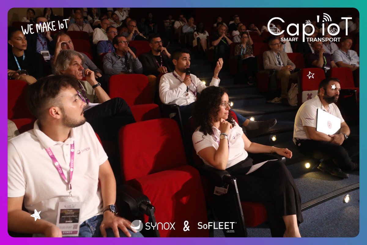 SynoxLive's tweet photo. Ultime moment pour poser vos questions, après il sera trop tard ! 😱 Qui dit dernière table ronde, dit : dernière occasion de tenter de remporter des cadeaux 😮 Alors à vos votes sur l'appli Cap'IoT (psst le QRcode est sur votre badge) #CapIoT2023 🚀 https://t.co/erXJFzCs6d