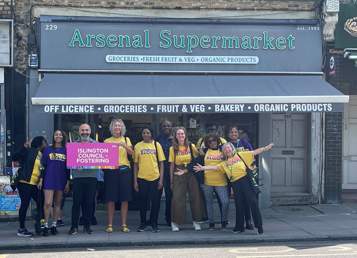Big thanks to everyone at the Arsenal Supermarket on Blackstock Road for their donations during our Foster Care Fortnight 2023 walk. The day turned out to be a scorcher in the end so the refreshments were greatly appreciated! #fosterforyourcouncil #Arsenal #islington