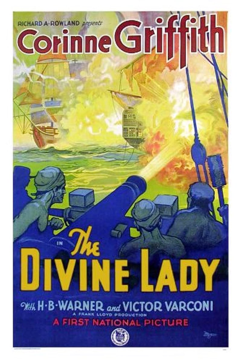 TCMComingUp's tweet image. #ComingUpOnTCM

THE DIVINE LADY (1928) #CorinneGriffith #VictorVarconi #HBWarner
Dir.: #FrankLloyd 9:00 PM PT

Lady Hamilton's affair with Admiral Nelson rocks the British Empire.

1h 50m | Silent Romantic Drama | TV-G

#TCM #TCMParty