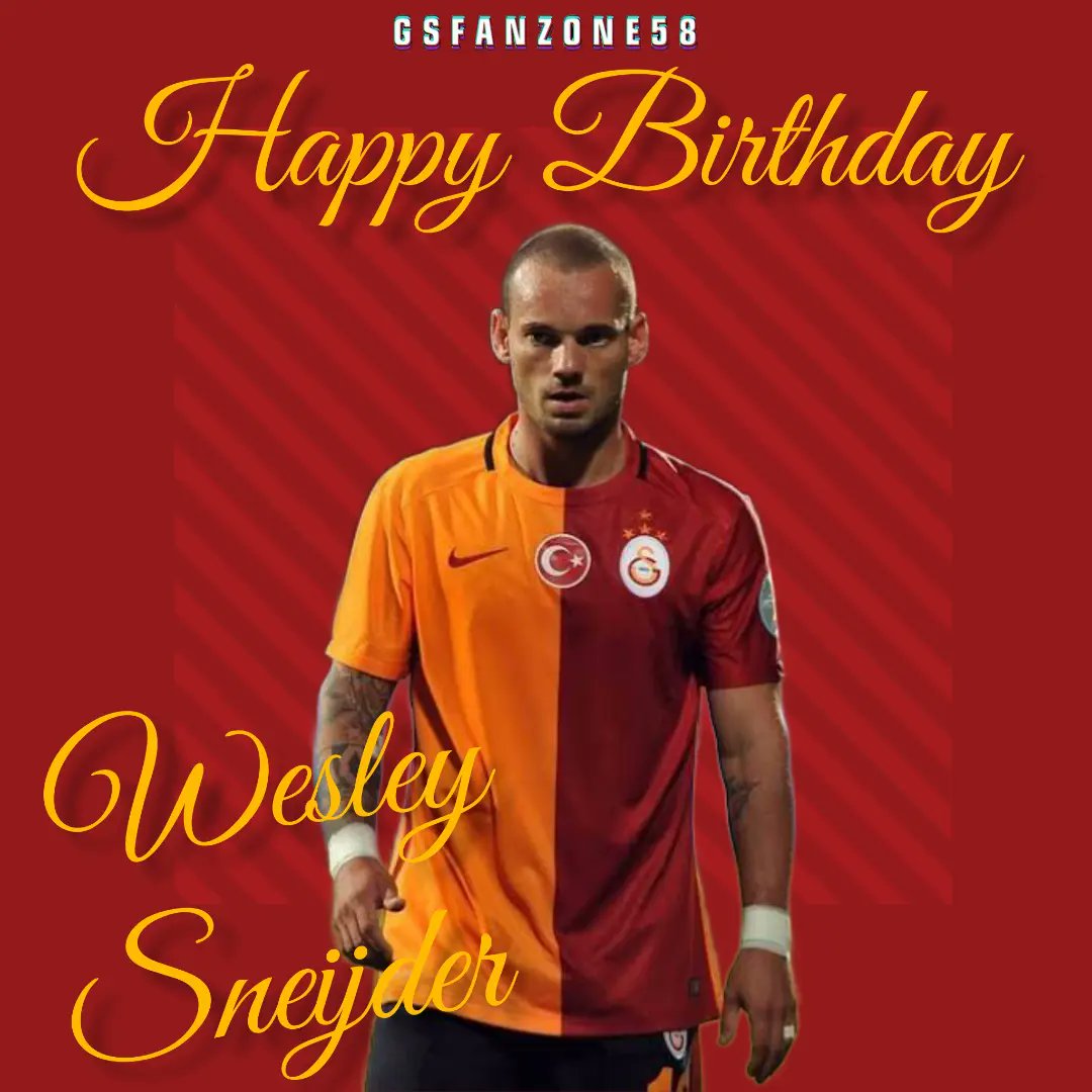 Happy Birthday Wesley Sneijder            