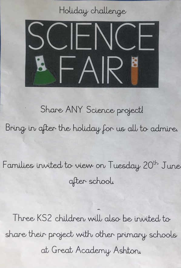 Just a reminder that we’re looking forward to sharing Science projects after the holidays - it’s not too late if you would like to join in 🙂