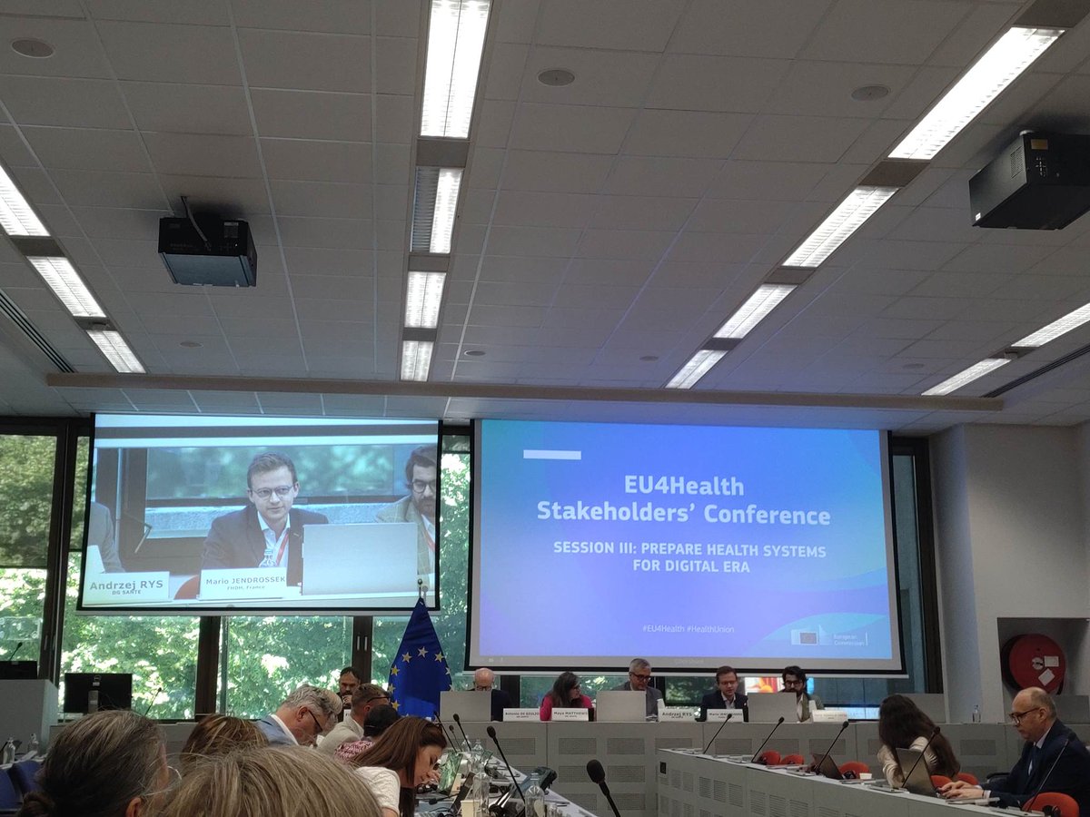 Irini Kessissoglou (@ikessissoglou) on Twitter photo Great discussions at the #eu4health stakehoder conference this morning on #digitalhealth and more specifically the #ehds for secondary use 🗣️<a href="/JendrossekMario/">Mario Jendrossek</a> presenting our <a href="/ehds2pilot/">HealthDataEU_pilot</a> project ongoing work on the data discoverability and the use cases! <a href="/EU_Health/">EU One Health</a> Great discussions at the #eu4health stakehoder conference this morning on #digitalhealth and more specifically the #ehds for secondary use 🗣️<a href="/JendrossekMario/">Mario Jendrossek</a> presenting our <a href="/ehds2pilot/">HealthDataEU_pilot</a> project ongoing work on the data discoverability and the use cases! <a href="/EU_Health/">EU One Health</a>