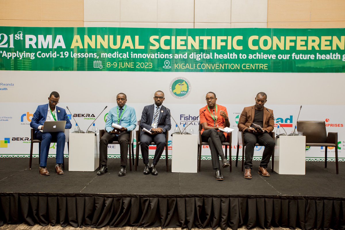 Panel 5: 🌐 Embrace smart healthcare! 💡 Maximize data collection, security, analysis, and data-led decision-making to revolutionize health and healthcare. <a href="/Cybersec_Rwanda/">National Cyber Security Authority</a> #RMA21 #digitalhealth <a href="/RBCRwanda/">Rwanda Biomedical Centre</a>