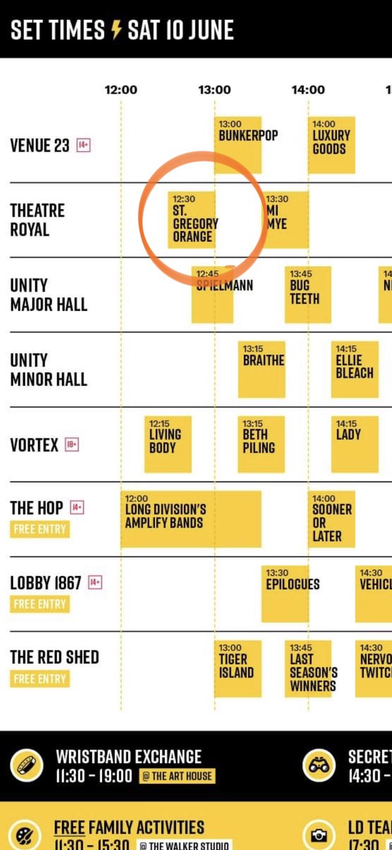 StGregoryOrange's tweet photo. 🍊 @Long_Division_  LOOMS. in just a little over 24hrs we take the stage for the first time in 6yrs. be sure to get there in good time to guarantee a seat. see you soon. https://t.co/UEs3loyM3Q