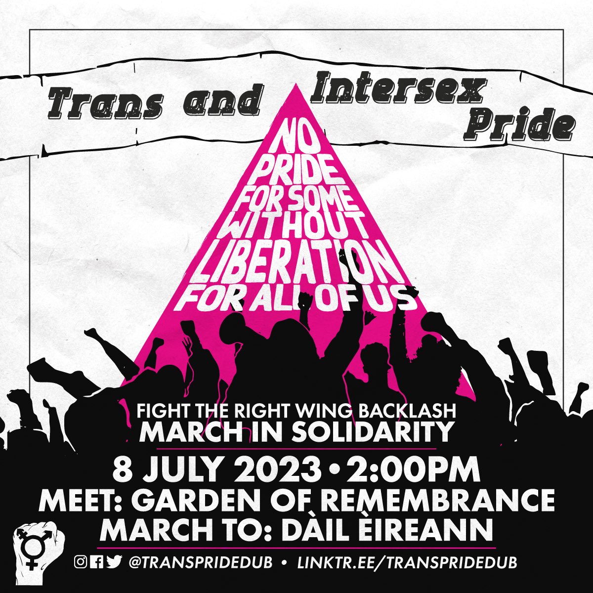 Mother Pride Block Party is proud to support 🏳️‍⚧️TRANS AND INTERSEX PRIDE 2023 🏳️‍⚧️ We are proud Trans allies and feel it’s more important than ever to stand in defiance and solidarity with our trans siblings which is why we’re honoured to assist @DubTrans with #TransPride2023