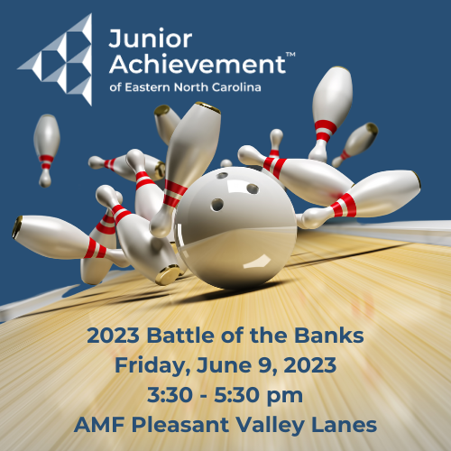 JAoENC's tweet photo. We look forward to a fun fundraising afternoon at today's 2023 Battle of the Banks Bowlathon! Thanks so much to KS Bank, Southern Bank, North State Bank, TowneBank, Comerica and West Town Bank for their generosity and support to JAENC and our students https://t.co/YBwiJNPFSW! https://t.co/4wis1p2BxD