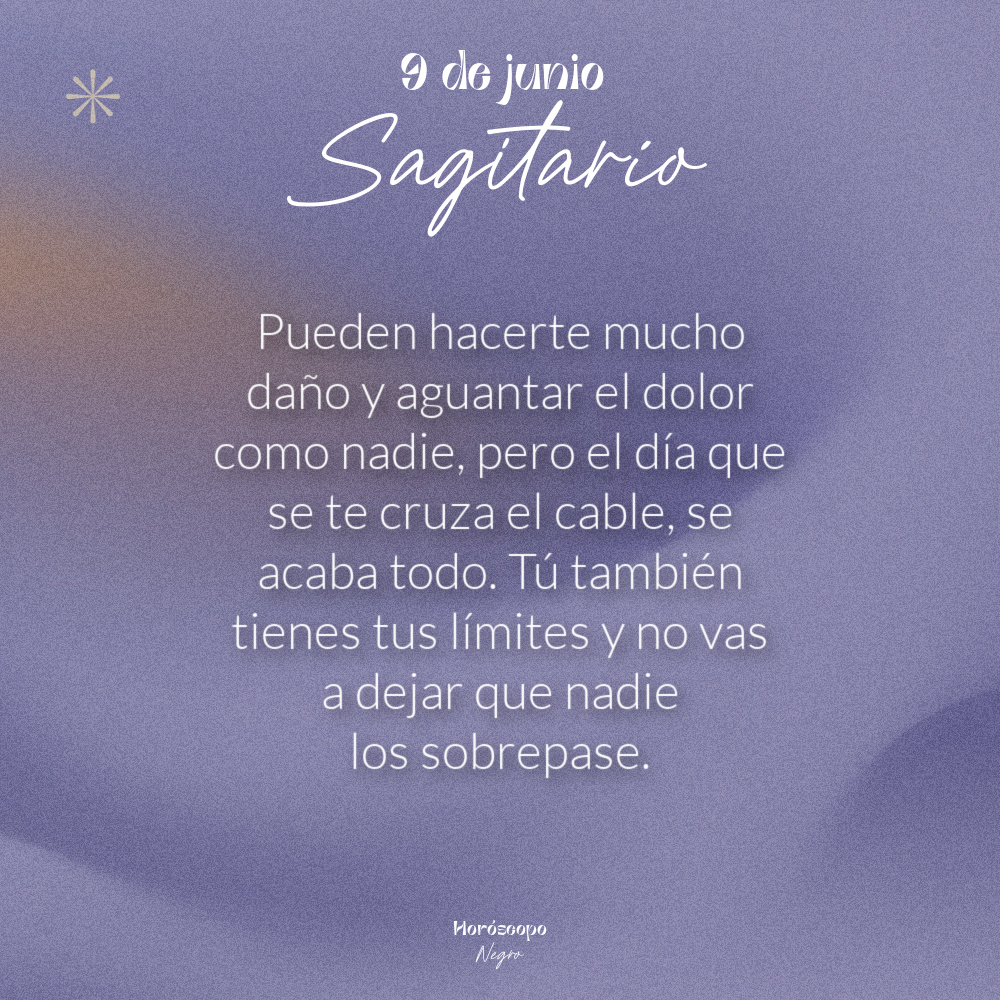 ✨♐✨ #sagitario #horoscoponegro