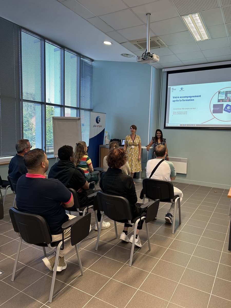 ✅Synergie au #poleemploideHem Les sortants de formations 🏅reçus ce jour pour une solution adaptée aux projets #Met #Qpv #Renforcé #NouveauSuivi @peixoto_pro @myriam__PE @cyrom1