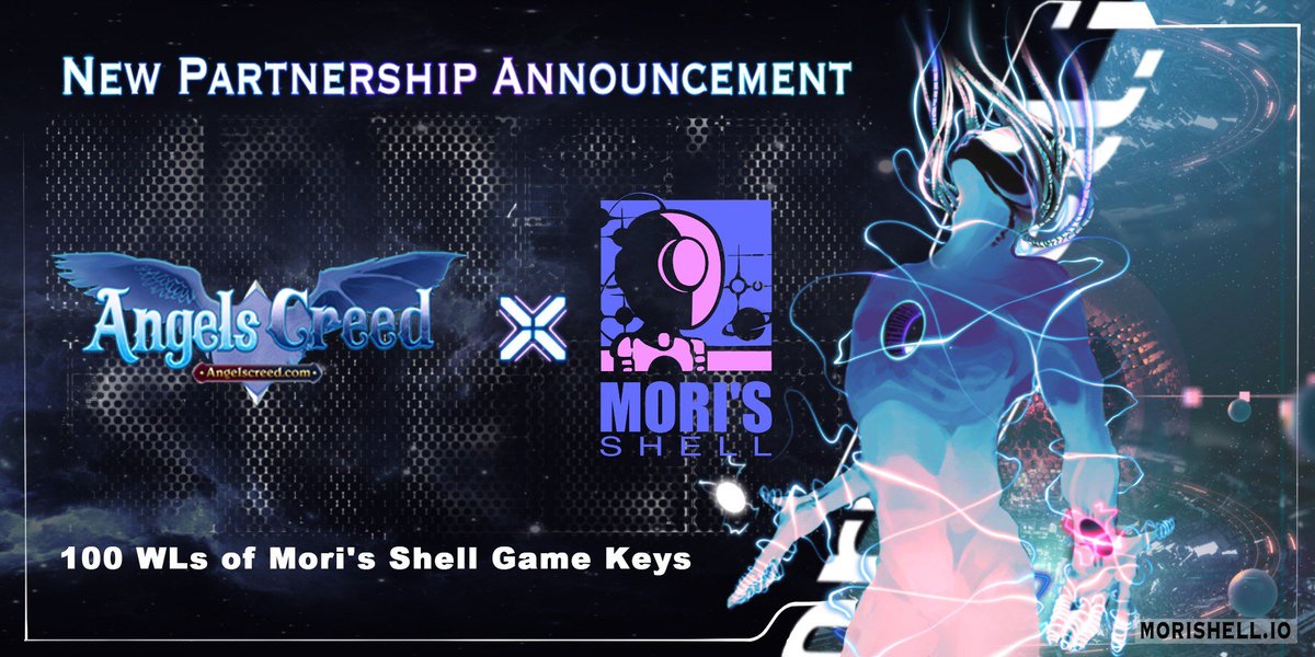 AngelsCreedGame's tweet photo. Glad to announce new partnership with @MorisShell !
🤩 Come join our campaign to grab for 100 WL bonus of #morisshell game keys
Join here: https://t.co/32gIveNfoC
Let's build together! https://t.co/p5tFupT2e8