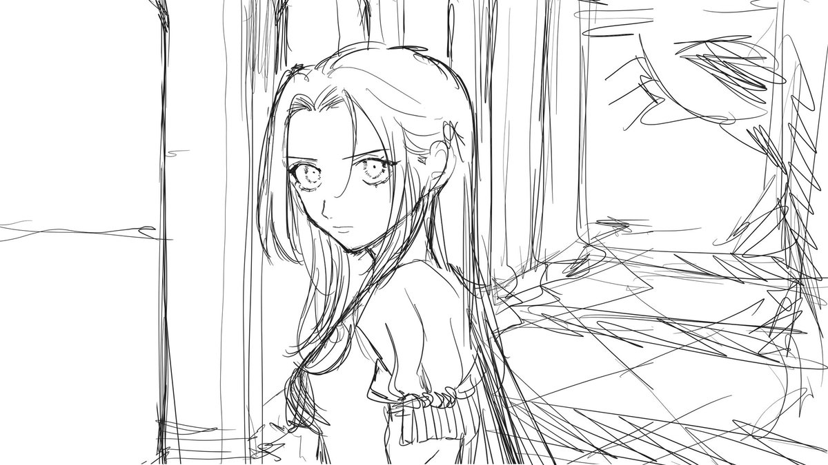 Trying to draw again (it's been a month since I draw anything
