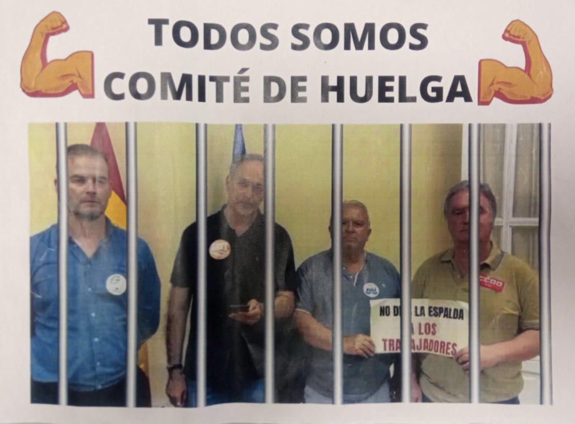 ladelavictoria's tweet photo. @EUCouncilTVNews @pilar_llop La Justicia en España está paralizada porque la Ministra se niega a negociar. Ha subido el sueldo a los Jueces y Fiscales, dejando a los trabajadores en la miseria. Tiene a un comité de Huelga encerrado en el Ministerio y se les niega comida y agua. Esto es España https://t.co/eJjZLu3cB5
