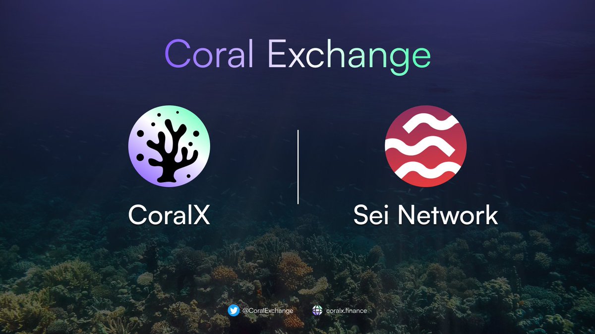 CoralXchange team is pleased to announce the upcoming launch on <a href="/SeiNetwork/">Sei</a>!

🪸 Featuring exchange-specific, scalable consensus, and high security, Sei is the perfect environment for the operation of CoralXchange due to its elite infrastructure design.

#CoralX #Sei #DeFi