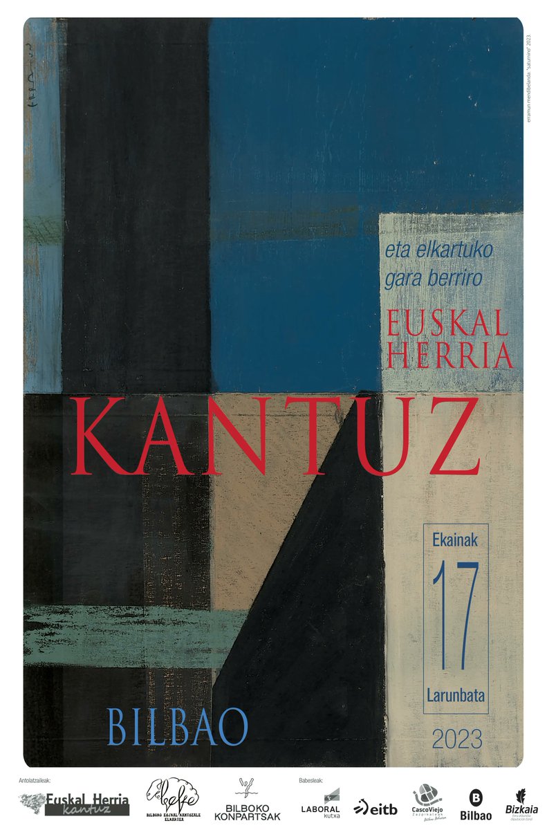 📆 BIHAR!!
🕕19:30ean
📍La Bolsa 
🥁Animatu gurekin batera abestera!
Eta gogoratu, Ekainak 17 EH Kantuz ospatuko dugu elkar! 👩‍🎤 👨‍🎤 

#ElkarlanUholdea
#BilboKantari