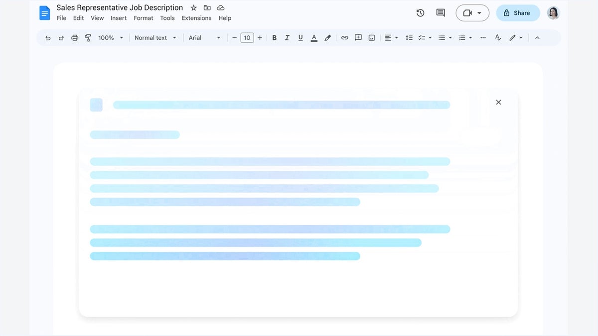 swgiDOTca's tweet photo. How to use the new AI writing tool in Google Docs and Gmail https://t.co/9ce47gi7xE https://t.co/uiftvlQxnQ
