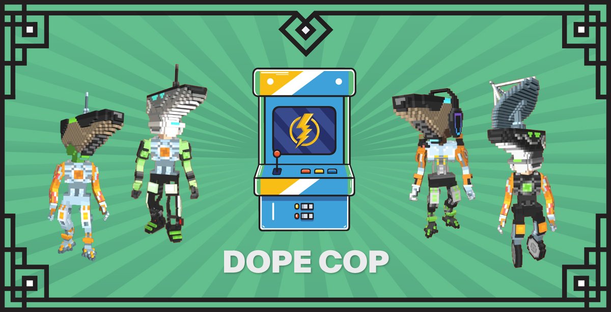 Make way for the most electrifying & coolest Hypebeasts with turbo-charged kicks that zoom faster than lightning!⚡️👟 

The 'DOPE COP' clan lives in a cyber-tech zone with electrified bodies & pumping dubstep. 🔥

Stay tuned for more updates on #Hyperia!

#TSS #Sandbox