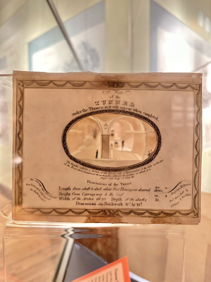 drdan_o's tweet photo. My 20 items for #MoLD20 - 19: Thames Tunnel Peepshow: The penultimate item - a curious cut-paper peepshow by S. Gouyn from 1827 allowing the owner to gaze down the tunnel which would not be completed until 1843. The carts depicted would not be allowed in the actual tunnel #Brunel https://t.co/jvoZN3mXox