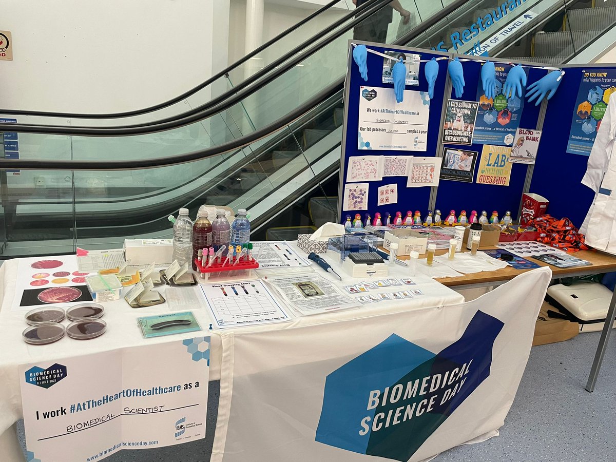 SWLPathology's tweet photo. Find out more about how #SWLP celebrated #BiomedicalScienceDay… https://t.co/LEbX6RHlVx #MakingEveryTestMatter #AtTheHeartOfHealthcare https://t.co/4duNWNK1Yu