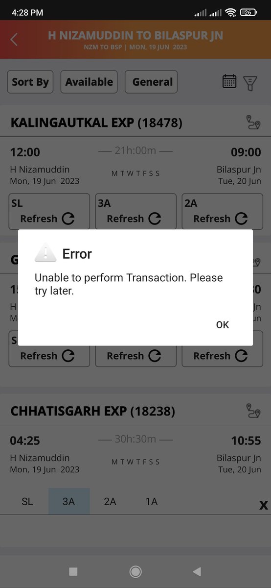 Arjun_0710's tweet photo. Is IRCTC down?  @IndianRailMedia 

#IndianRailways https://t.co/B391jLzGE8