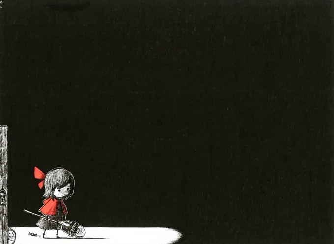 昔の絵を観てたら今よりもホラー感あって良かった