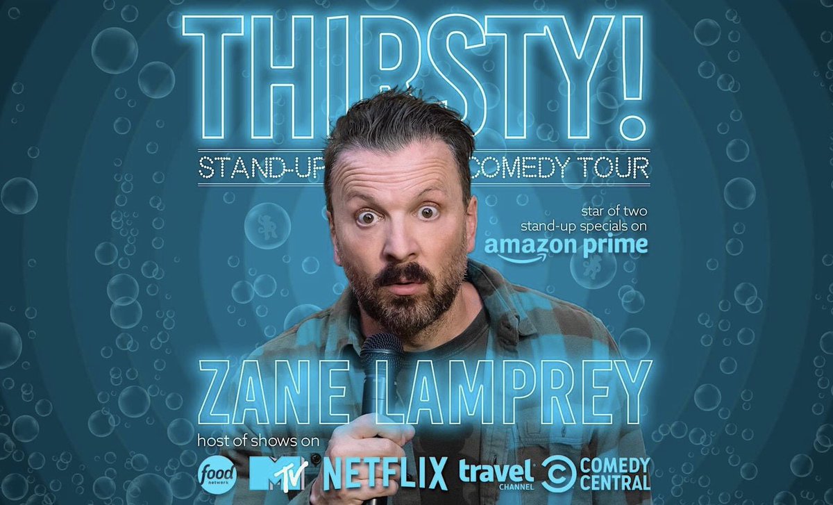 One more day to grab tickets to comedian Zane Lamprey at Flying Bison this Saturday at 8:00pm!

Join us for jokes &amp; funny stories about getting drunk around the globe in a stand-up performance that becomes a drinking game for the audience!

tix @ zanelamprey.com