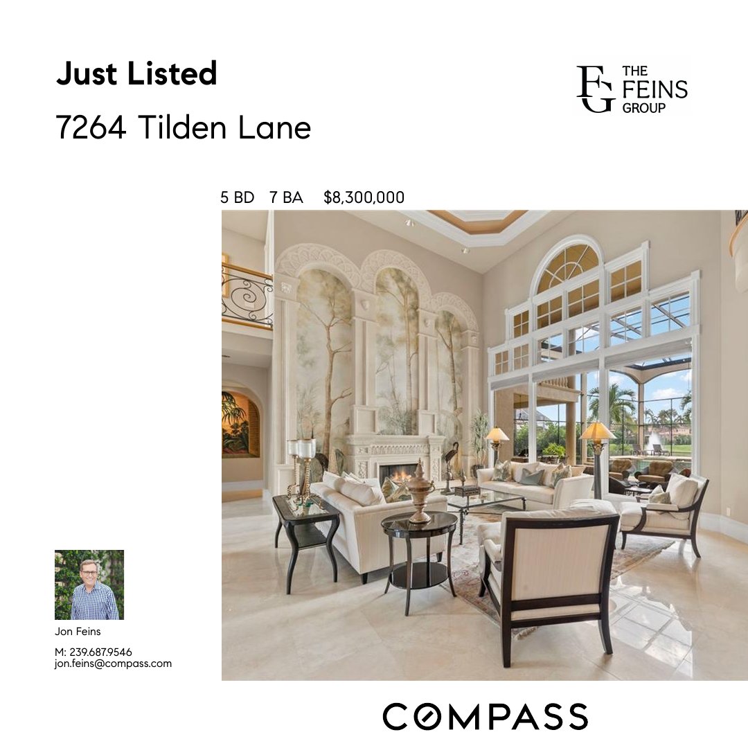 JUST LISTED!

See photos, a 3D virtual tour, and more here: tour.realtoursswfl.com/sites/7264-til…

#pelicanbay #baycolony #naples #naplesfl #florida #luxuryrealestate #naplesrealestate #floridarealestate #realestate #naplesrealtor #compass #compassagent #jonfeins #thefeinsgroup #feinsgroup