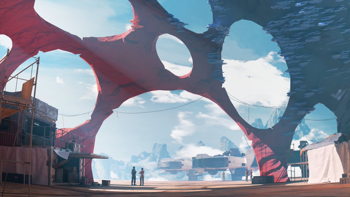 artwithbryn's tweet photo. I made some more work for my portfolio. I hope y'all doing ok today. Happy Friday! #3dart #conceptart #levelconcept #blender3d https://t.co/BdEfvO2FGw