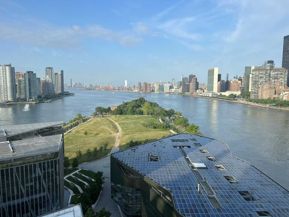 diane_levitt's tweet photo. It’s a beautiful day for a conference @cornell_tech #ToCodeandBeyond Why AI(?) https://t.co/7M8che8rdI