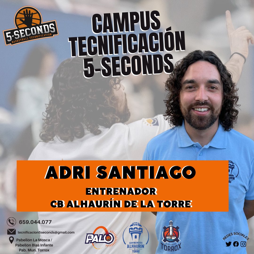 5secondsbasket's tweet photo. ๐ฅ @adripuravida95 es uno de los nuevos fichajes del ๐ช #Universo5Seconds 2023.
Llega desde el @CBAlhaurinTorre y tiene muchas cosas que aportarnos durante todo el verano de trabajo.
๐ โซ๏ธ #5Seconds #Staff5Seconds https://t.co/r5J2sjSVlH