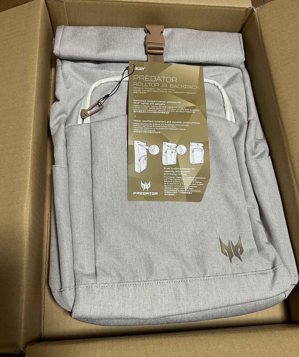 dovah4005's tweet photo. 3位の報酬バックパックいただきました〜
ありがとうございます!
#JPLWOT https://t.co/wWI8RF7FYT