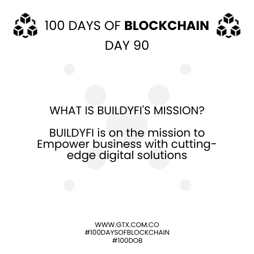 assetradotxyz's tweet image. &quot;100 Days of Blockchain&quot;

Day 90: Project Spotlight: BuildyFi

#100dob #100daysofblockchain #blockchain #blockchaintechnology #developer #Web3 #ArtificialIntelligence #SmartContracts