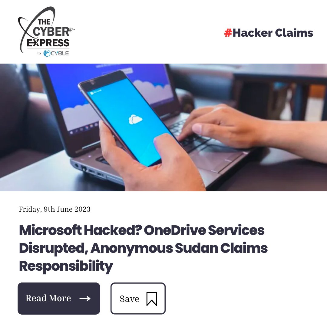 The Cyber Express by Cyble on Twitter "Massive Microsoft OneDrive