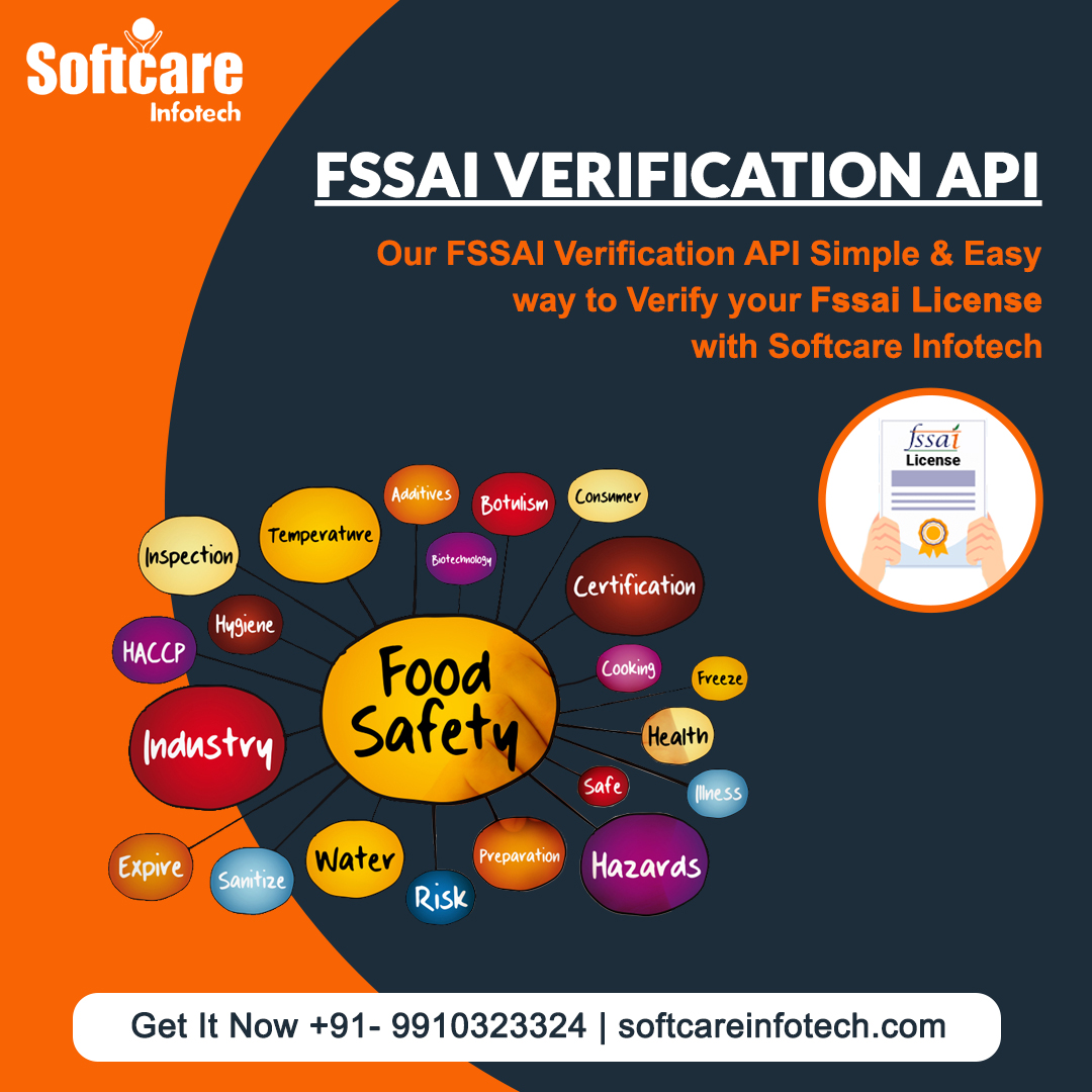 softcareinfotec's tweet image. Softcare Infotech Provide FSSAI Verification API Simple & Easy Way to Verify Your FSSAI License at an affordable price.
For a Free Demo Call -+91-9910323324
Book demo Now:-buff.ly/3i0LXMC
#verificationapi #fssaiverificationapi #foodlicenseservice #fssaiverification