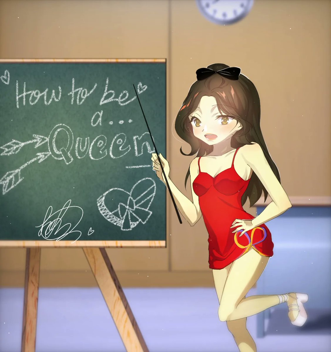 F11ora's tweet photo. A #fanart for lovely #shuhua ❤️✨️
🎵Do you wanna be the #queencard 🎵

@G_I_DLE 
#animeedits #art #artist #animemanga #animememes #animegirl #artwork  #animation #kawaii #kpop #illustration #illustrationartists #illustrator  #anime #painting #digitalart #drawing #gidle
#Chibi https://t.co/1ez95tfi8K