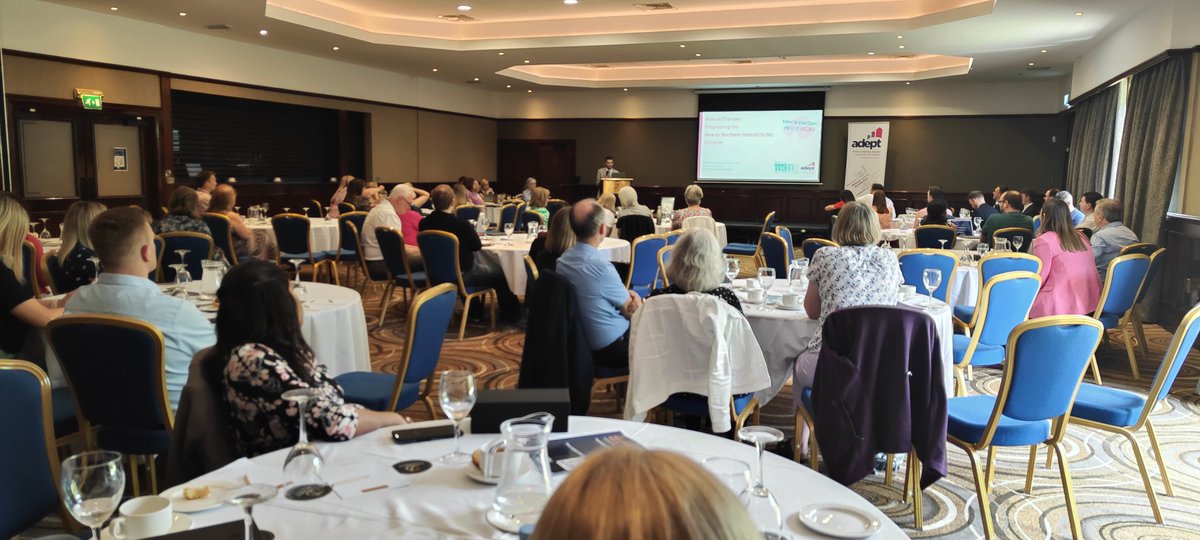 _NIMDTA's tweet photo. #ADEPTFellow @DrRossIrvine delivers his project presentation"Progressing the New to Northern Ireland (N2NI) Initiative" as part of #ExcellenceDay2023 ⭐
Chaired by Dr Camille Harron, Postgraduate Dean & Director of Education @NIMDTA_ https://t.co/bdNXUm0Hsa
