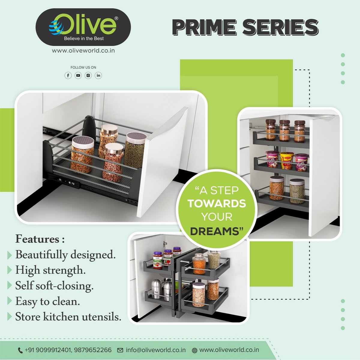 HardwareSamachr's tweet image. At #OliveWorld, we trust in delivering exceptional #kitchenstorage &amp;amp; #organizationsolutions through their Best Prime Series.

#Olive #OliveWorld #OliveSurat #OliveIndia #KitchenAccessories #KitchenFittings #KitchenHardware #KitchenStoragIdeas #KitchenOrganizationSolutions