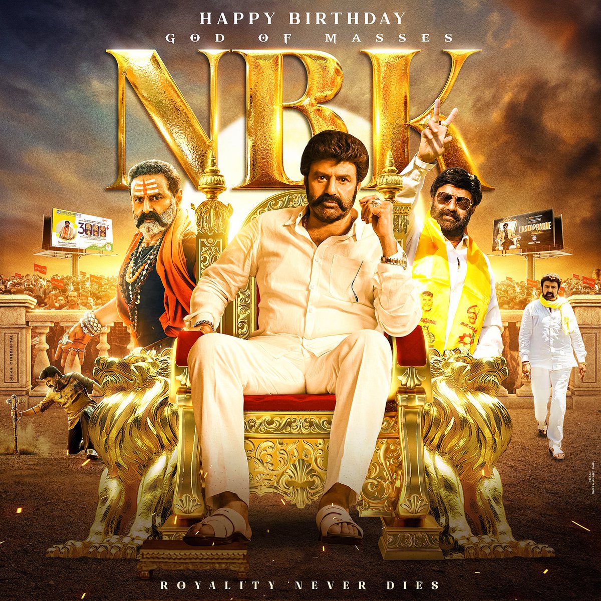 Official Tag : 
#HBDGodOfMassesNBK 
Balayya Babu Birthday CDP ❤️
#NandamuriBalakrishna #Balayya #BhagavanthKesari #NBK109 #NBK