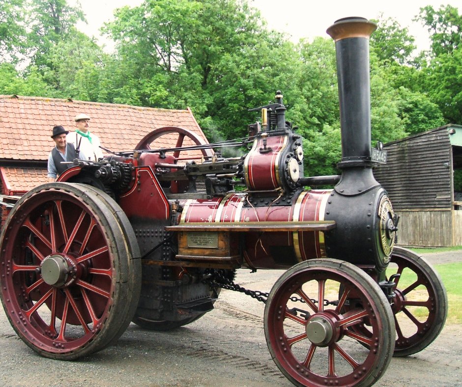 FoodMuseumUK's tweet photo. Enjoy the sights, sounds and smells of our working steam traction engine this Sunday, as our volunteers use steam coal to bring it to life 💨
Free with museum entry: https://t.co/WmFrtiQTOW
#TractionEngine #SteamTractionEngine #SteamTractor #RuralHistory #SteamEngine https://t.co/FVymH2u9QI
