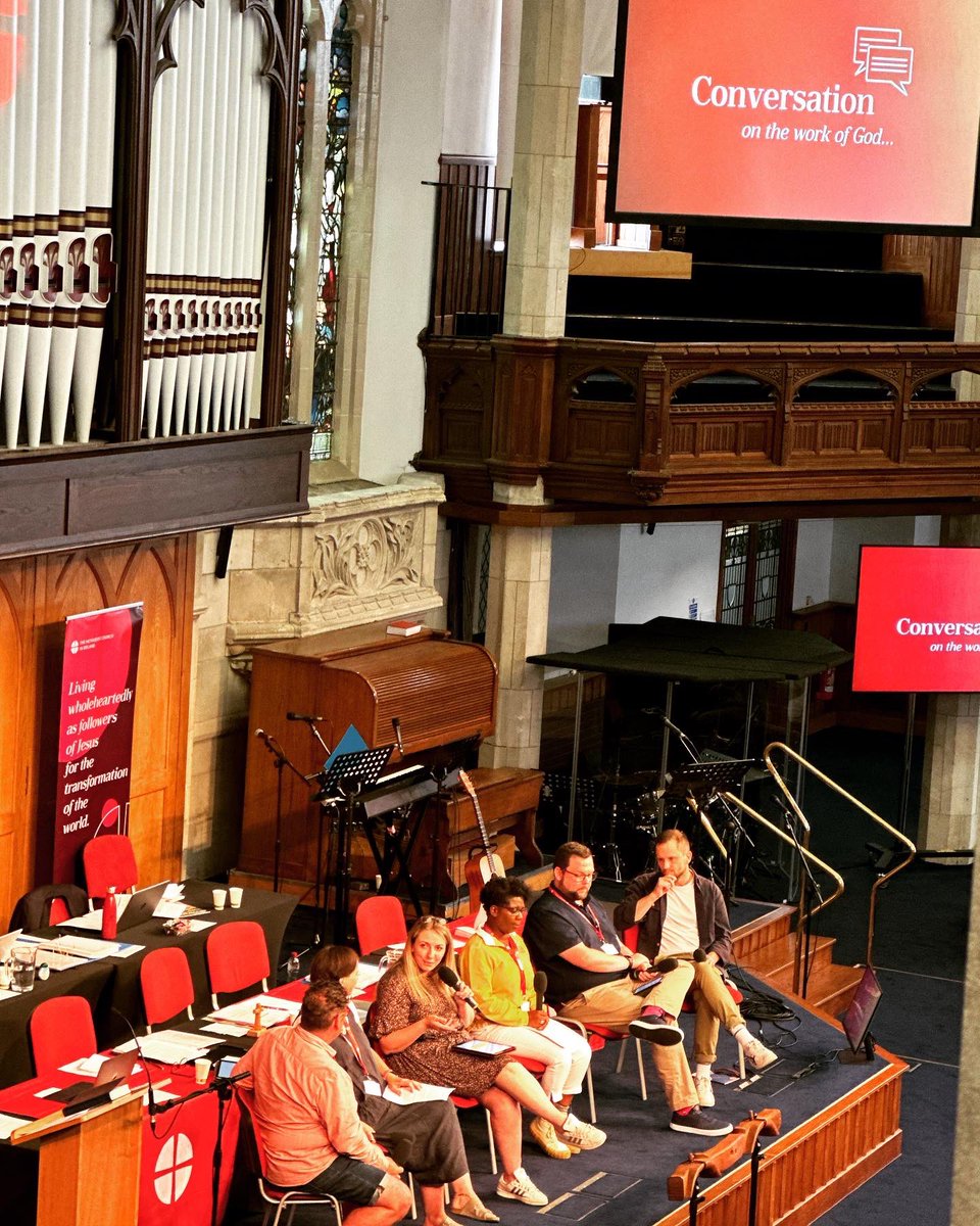 Representative session of conference is well underway. After hearing the moving Committee of social responsibility report we are listening the report on the work of God around the Irish connexion. #mciconf23